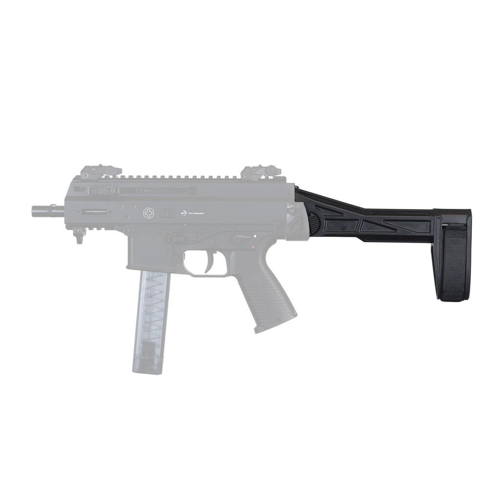 SB Tactical SBT-G2 Pistol Stabilizing Brace Black Picture of SB Tactical SBT2 SIDE FOLDING BRACE BLK SBT LOGO FITS B&T APC + HK UMP