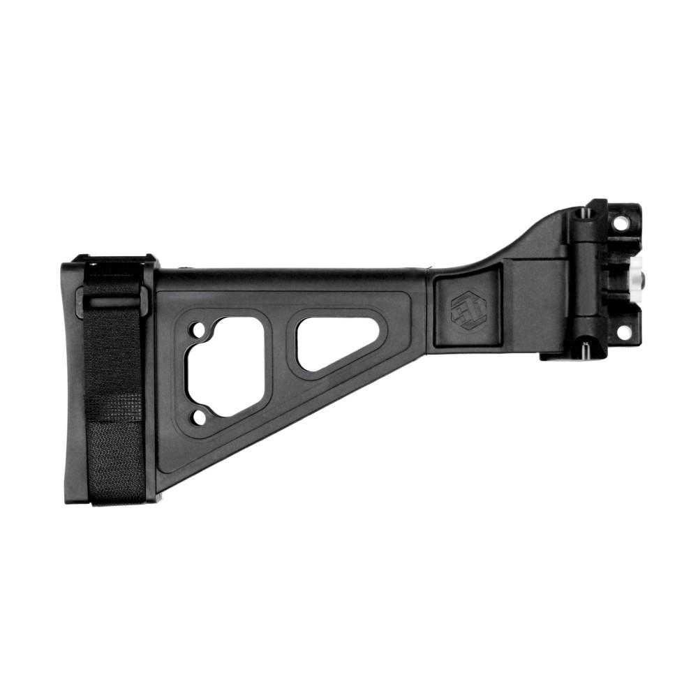 SB Tactical SBT5K Pistol Stabilizing Brace for HK MP5K Black Picture of SB Tactical SBT5K SIDE FOLDING BRACE BLK POLY HOUSING SBT LOGO COMPLETE