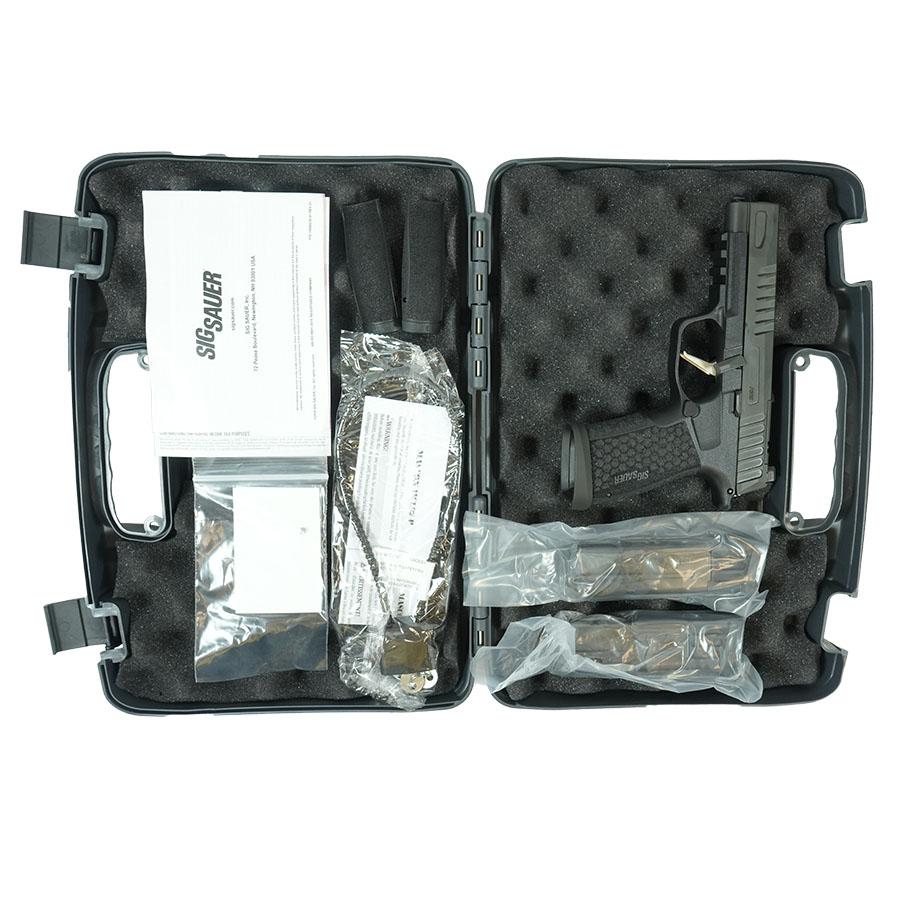 Sig Sauer P365 Fuse Handgun 9mm Luger 10rd Magazines(3) 4.3" Barrel LXG Front Optic Sight Picture of Sig Sauer P365 FUSE 9MM 4.3IN BLK FO FRONT W/ BLK REAR LXG GRIP (3) 10RD MAG