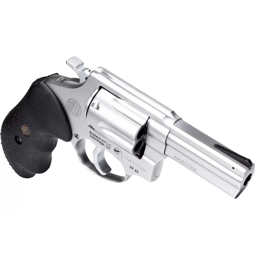 Rossi RP63 Revolver .357 Mag 6rd Capacity 3'' Barrel Stainless Steel Rubber Grip Picture of Taurus InternationalInc - Rossi RP63 .357 MAG 3'' 6RDS GRAPHITE SS SGLOSS