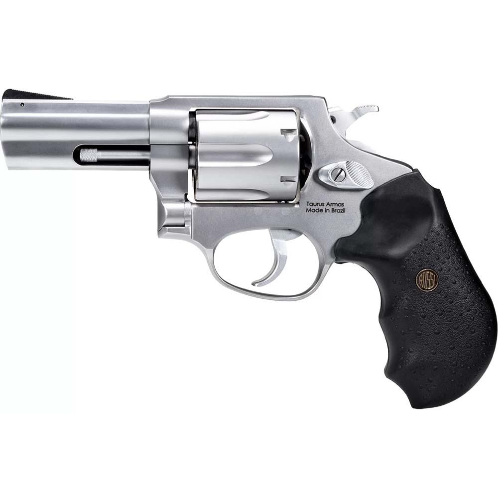 Rossi RP63 Revolver .357 Mag 6rd Capacity 3'' Barrel Stainless Steel Rubber Grip Picture of Taurus InternationalInc - Rossi RP63 .357 MAG 3'' 6RDS GRAPHITE SS SGLOSS