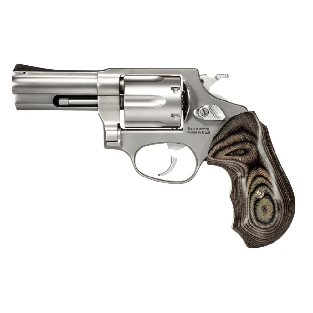 Rossi RP63 Handgun .357 Mag 6rd Capacity 3" Barrel Black/Grey with Wood Laminate Grips Picture of Taurus InternationalInc - Rossi Taurus Rossi RP63 .357 MAG 3'' 6RDS BK/GR LAMINATE GRIPS