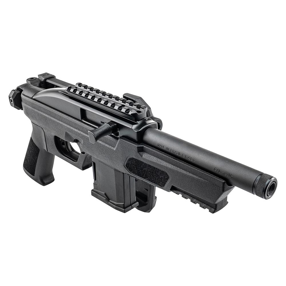 Rossi RS22 Pistol Brace Handgun .22 LR 10rd Magazine 6" Threaded Barrel AR Grip Black Picture of Taurus InternationalInc - Rossi ROSSI RS22 PISTOL BRACE RDY 22LR 10RDS 6" THRD BRL AR GRIP W/ STRK FSA