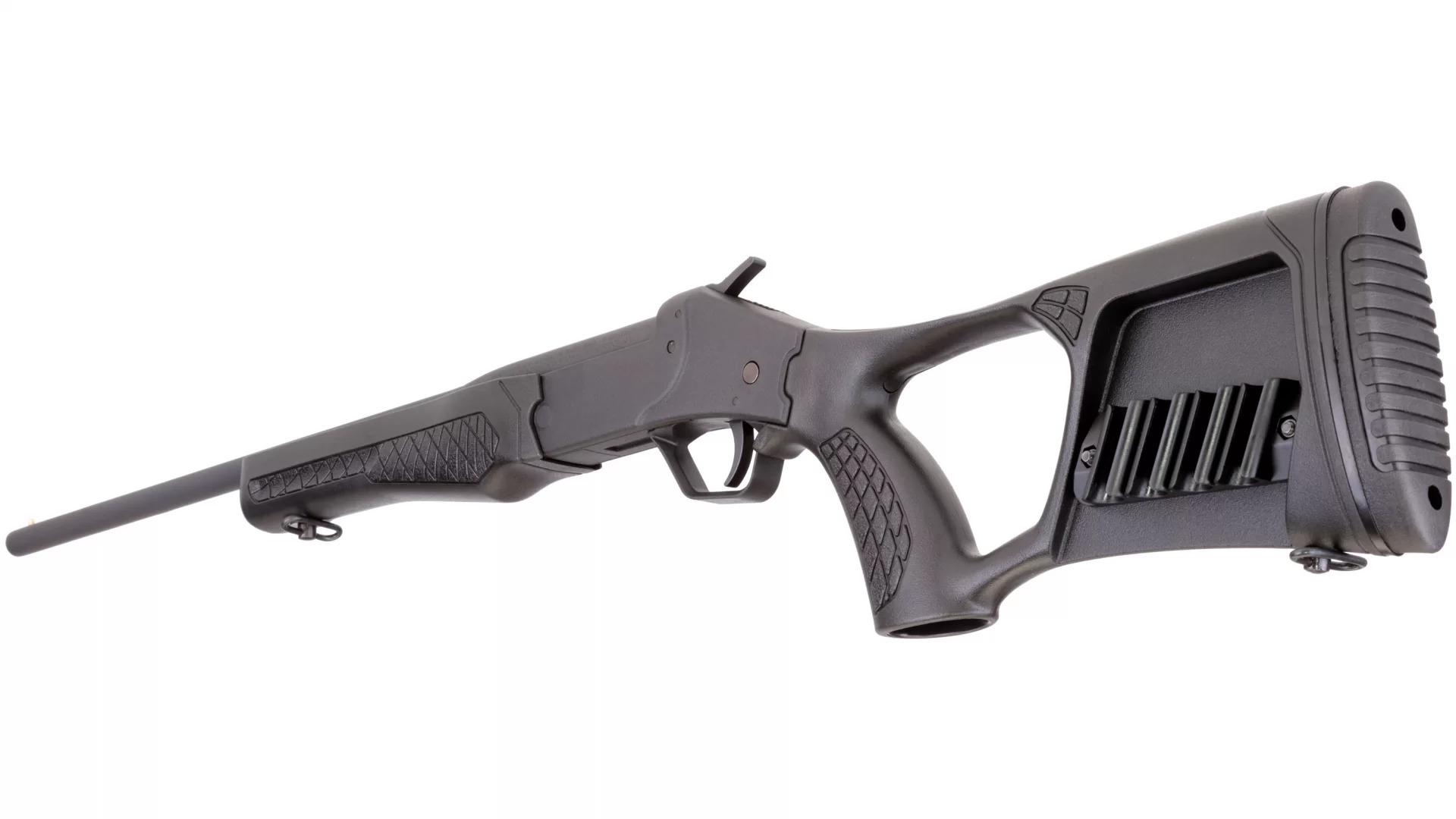 Rossi Poly Tuffy Single Shot Shotgun .410 1rd Capacity 18.5 Barrel Black Poly Stock Picture of Taurus InternationalInc - Rossi Single Shot Poly Tuffy 410GA 18.5" BK/BK Break-Action Shotgun