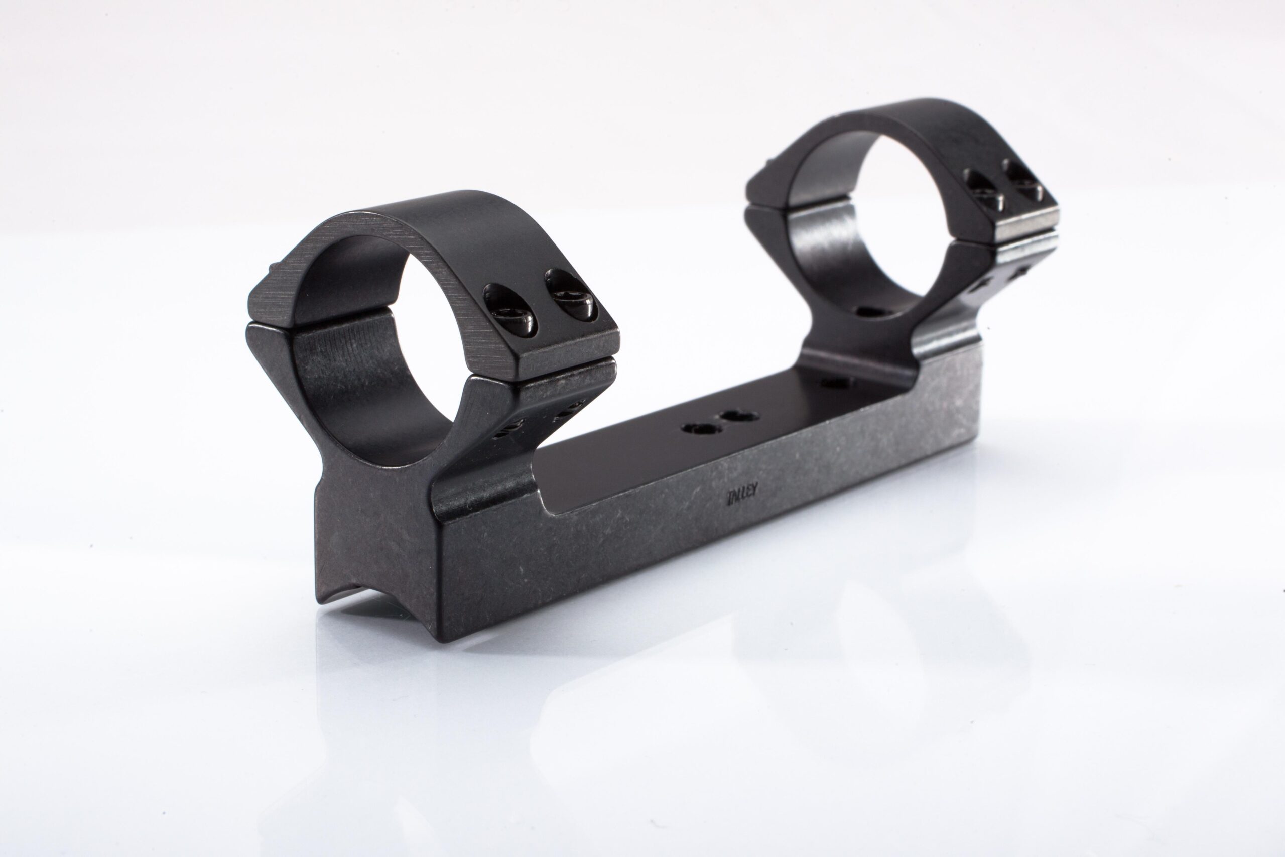 Talley Lightweight Alloy Mount Combo - Extended Thompson Center Encore- Omega Triumph & Pro Hunter - Black Anodized - 1" Low