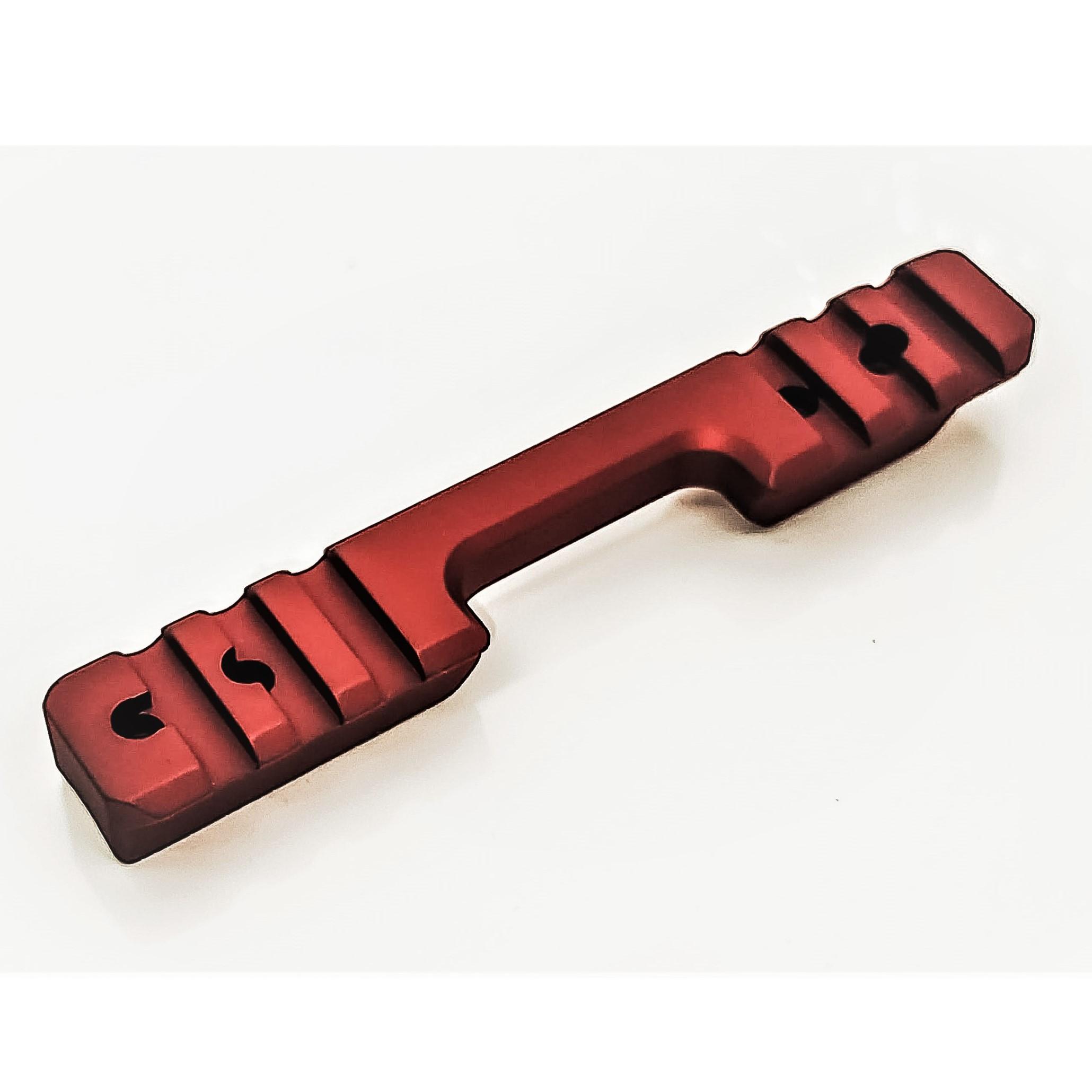 Talley Picatinny Base for Winchester Xpert 22 Rifles 20 MOA - RED Anodized Picture of Talley Mounting Systems Talley Picatinny Base for Winchester Xpert 20 MOA RED Anodize