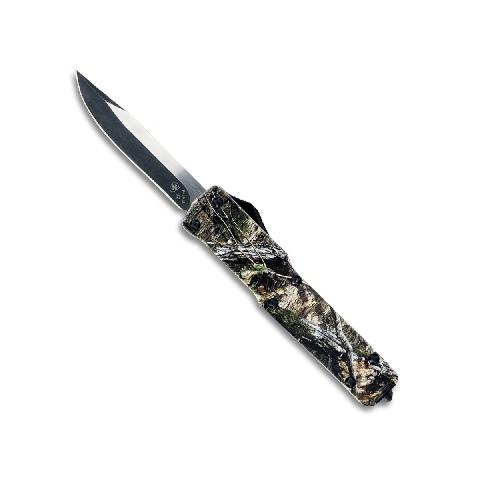 Templar Knife Premium Large Knife 3-1/2" D2 Drop Point Blade Mossy Oak Obsession Picture of Templar Knife Large Zinc Mossy Oak Obsession Drop Black D2