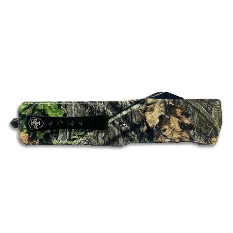 Templar Knife Premium Large Knife 3-1/2" D2 Drop Point Blade Mossy Oak Obsession Picture of Templar Knife Large Zinc Mossy Oak Obsession Drop Black D2