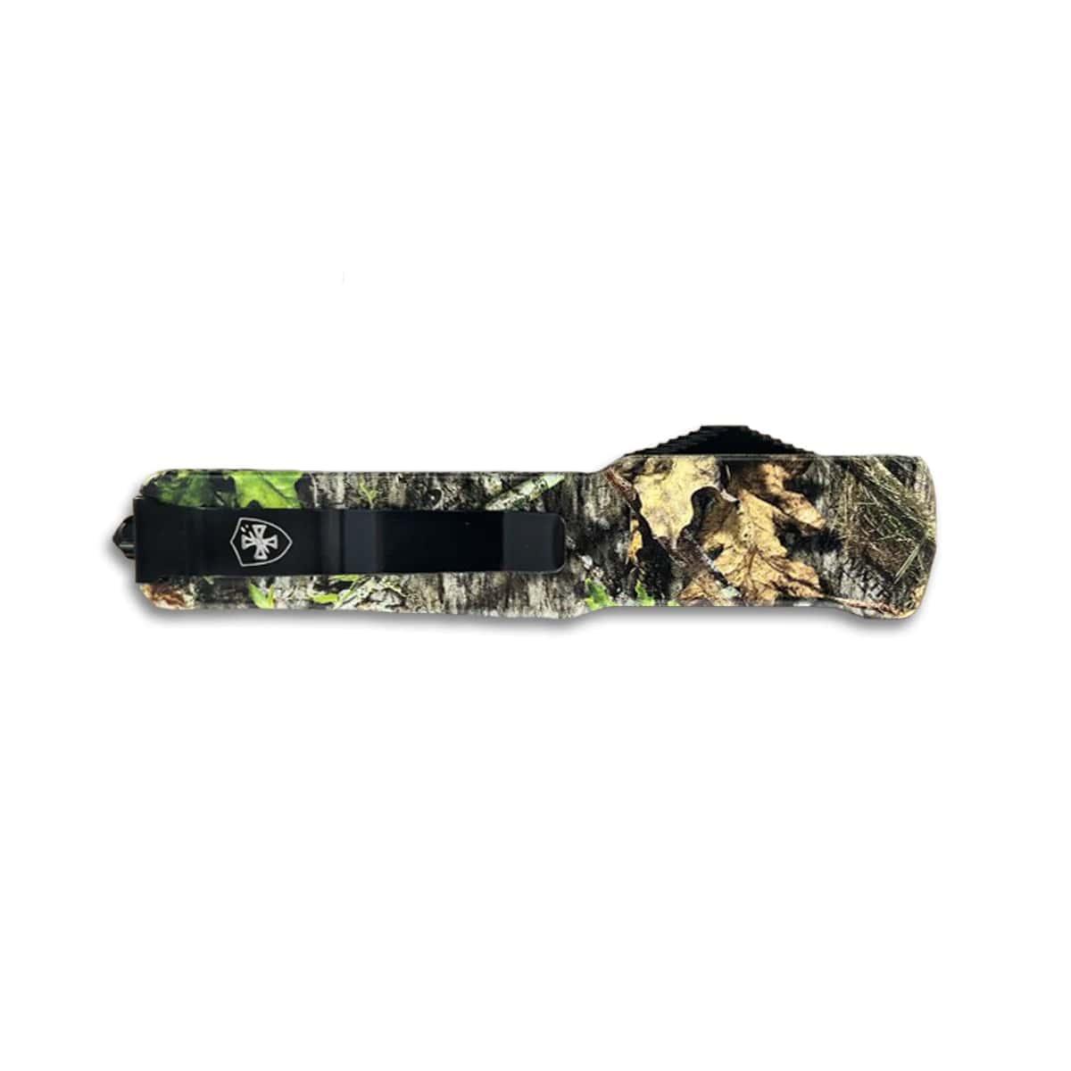 Templar Knife Premium Small Knife 3" D2 Drop Point Blade Mossy Oak Obsession Picture of Templar Knife Small Zinc Mossy Oak Obsession Drop Black D2