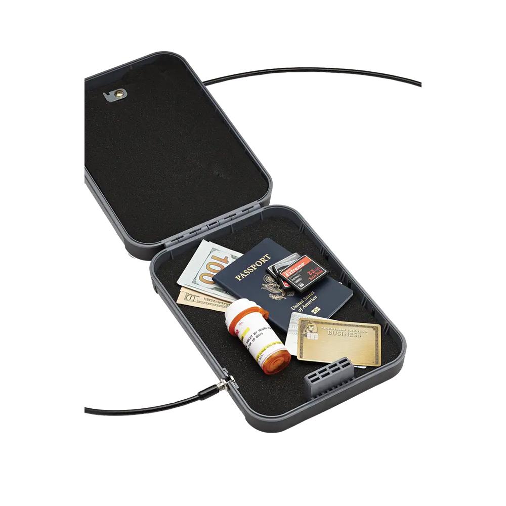 Snapsafe TrekLite Lock Box XL Handgun Safe TSA Combination Lock Picture of Snap Safe SNAPSAFE TREKLITE LOCK BOX WITH TSA COMBINATION LOCK XL