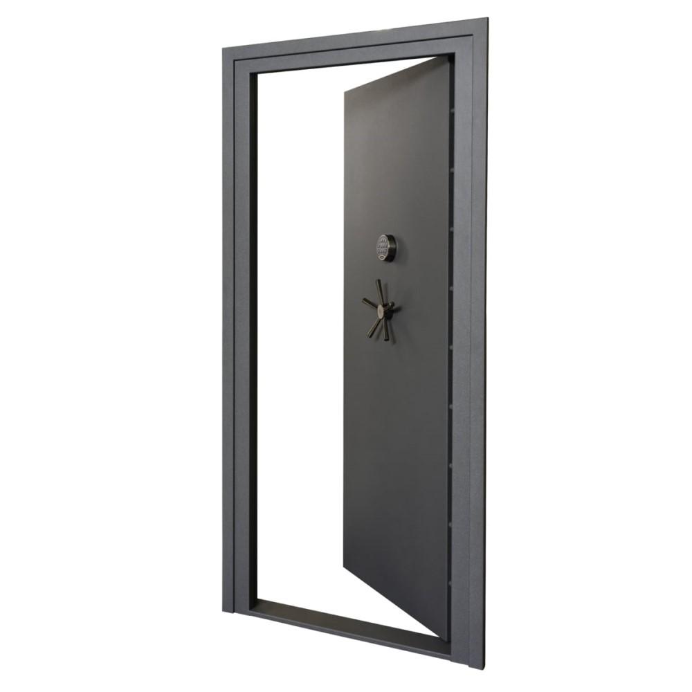 SnapSafe Premium Vault Door 36" x 81" Dark Grey Picture of Snap Safe SNAPSAFE PREMIUM VAULT DOOR (36" x 80") - DARK GREY