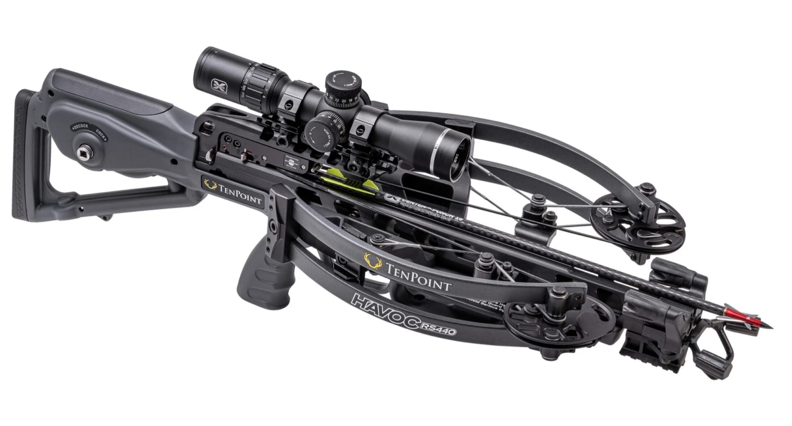 Ten Point Havoc RS440 Crossbow ACUslide EVO-X Elite Scope - Graphite