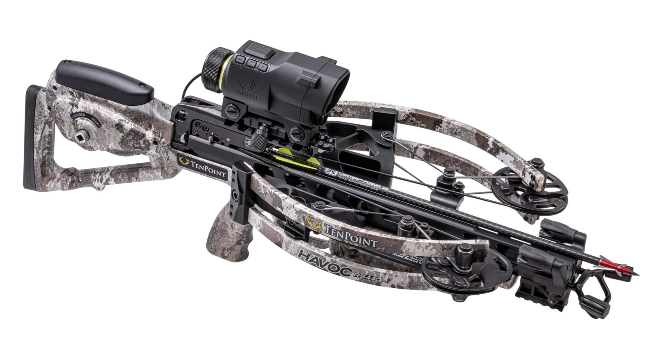 Ten Point Havoc RS440 Crossbow XERO ACUslide Garmin Xero X1i Scope
