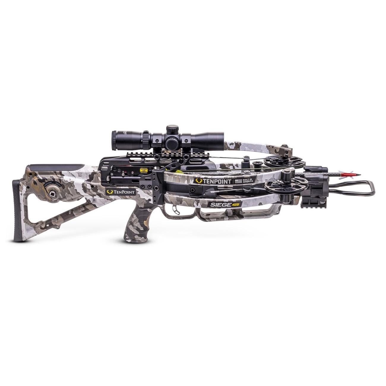 TenPoint Siege 425 Reverse Draw Crossbow ACUslide RangeMaster 100 Scope Vektra Picture of Tenpoint Crossbow Technologies TenPoint Siege 425 ACUslide RangeMaster 100 Scope Vektra