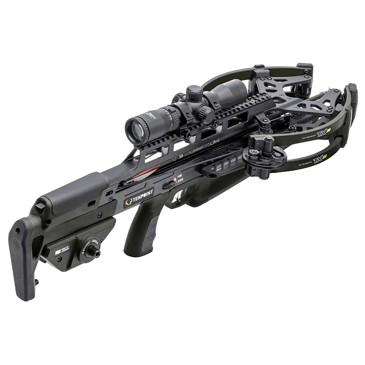 Tenpoint TX 28 Crossbow ACUslide MAXX RangeMaster 100 Black Scope