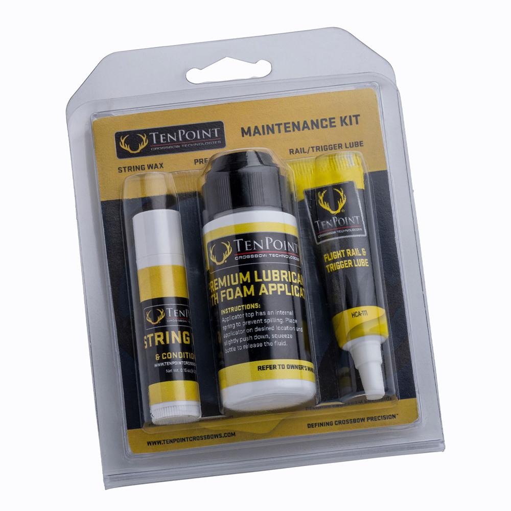 TenPoint Maintenance Kit with Lube Wax and Trigger Lube Picture of Tenpoint Crossbow Technologies Maintenance Kit Premium Lube Wax & Trigger Lube