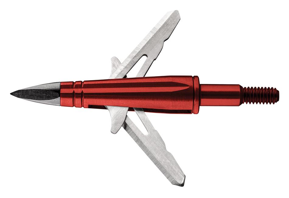 Ten Point EVO-X CenterPunch Broadhead (Rear Deploying) Red 3/pk