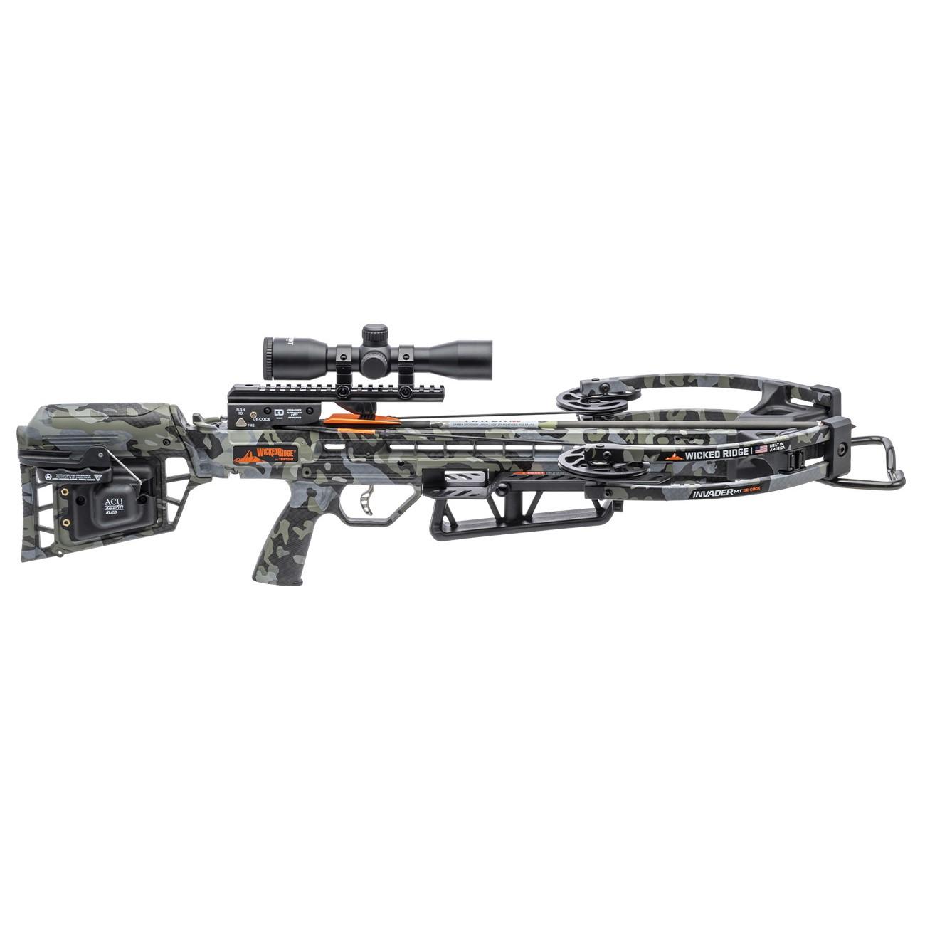 Wicked Ridge by Tenpoint Invader M1 Crossbow De-Cock ACU50 Manual Sled Pro-View 400 Scope Picture of Tenpoint Crossbow Technologies Tenpoint Invader M1 De-Cock ACU50 Sled Pro-View 400 Scope