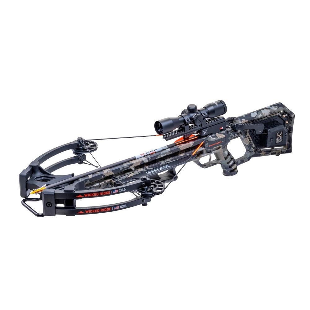 TenPoint Wicked Ridge Commander 400 Crossbow 400 fps Peak Camo with Scope Picture of Tenpoint Crossbow Technologies Commander 400 ACUdraw Pro-View 400 Scope