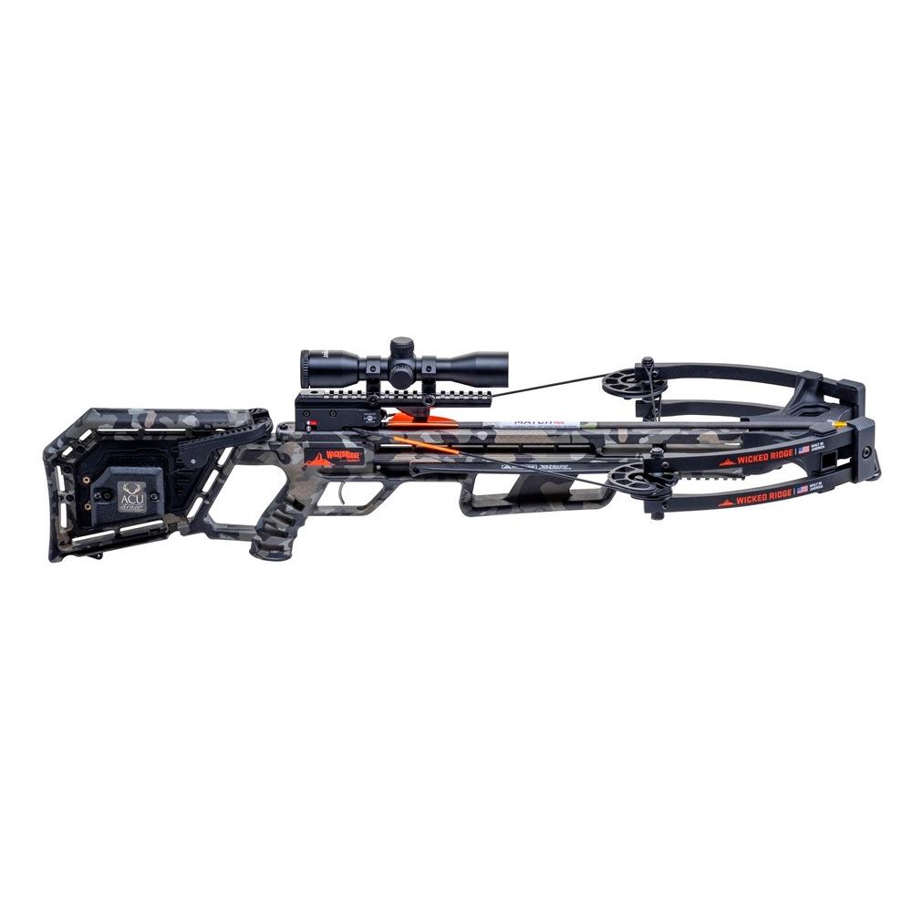 TenPoint Wicked Ridge Commander 400 Crossbow 400 fps Peak Camo with Scope Picture of Tenpoint Crossbow Technologies Commander 400 ACUdraw Pro-View 400 Scope