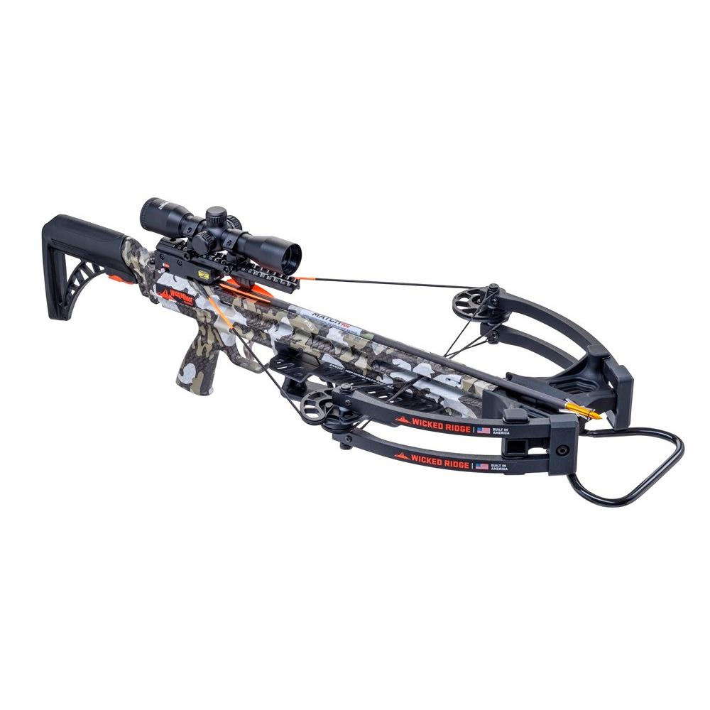 TenPoint Wicked RIdge Warrior 400 Crossbow Peak Camo with Scope