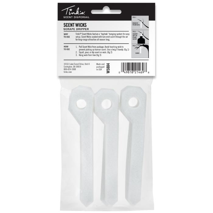 Tink's Scent Wicks - 6 pack Picture of Dead Down Wind DBA Arcus Hunting Tink's Scent Wicks (Felt)
