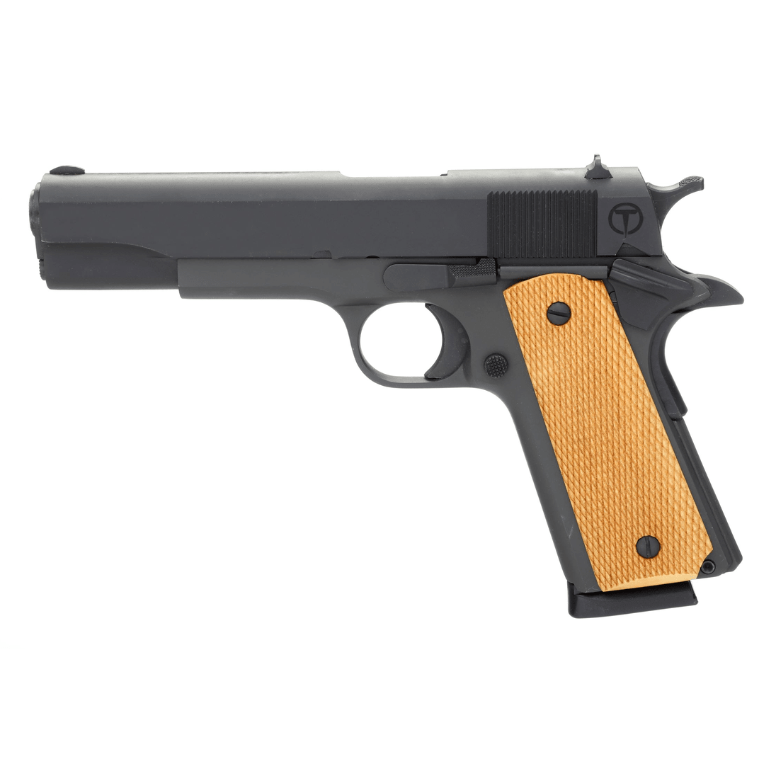 Taylor 1911 A1 Handgun .45 Auto 8rd Magazine(1) 5" Barrel Straight Grip Picture of Taylor's & Company Firearms Taylor 1911 A1 Pistol .45ACP 5" Straight Grip