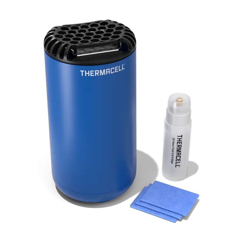 Thermacell Patio Shield Mosquito Repeller Royal Blue Picture of Thermacell Repellents Inc. Thermacell Patio Shield Mosquito Repeller - Royal Blue
