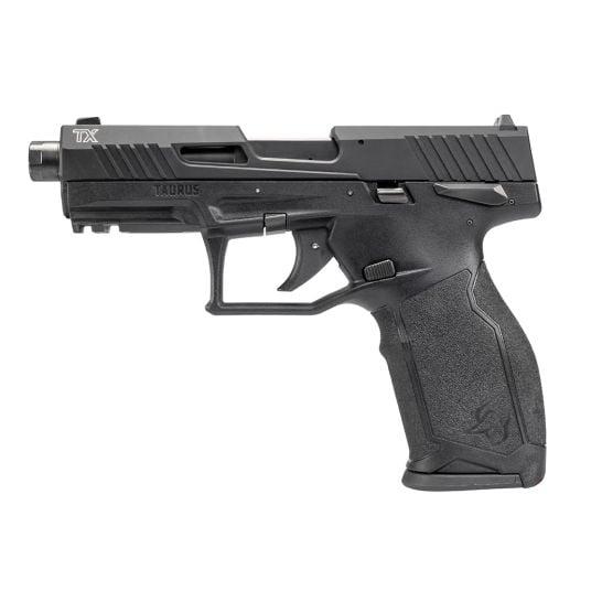 Taurus 2TX22 Handgun .22 LR 10rd Magazines(2) 4.6" Threaded Barrel Black Slide/Black Frame Picture of Taurus International Inc. TAURUS 2TX 22 22LR 4.6'' BK/BK 1x16 2x10RDS