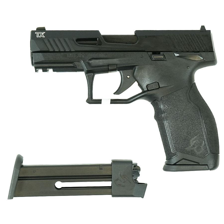 Taurus TX22 Handgun .22 LR 10rd Magazines(2) 4.1" Barrel Black Slide/Black Frame Picture of Taurus International Inc. TAURUS 2TX 22 22LR 4.1'' BK/BK NON-THREAD 2x10RDS