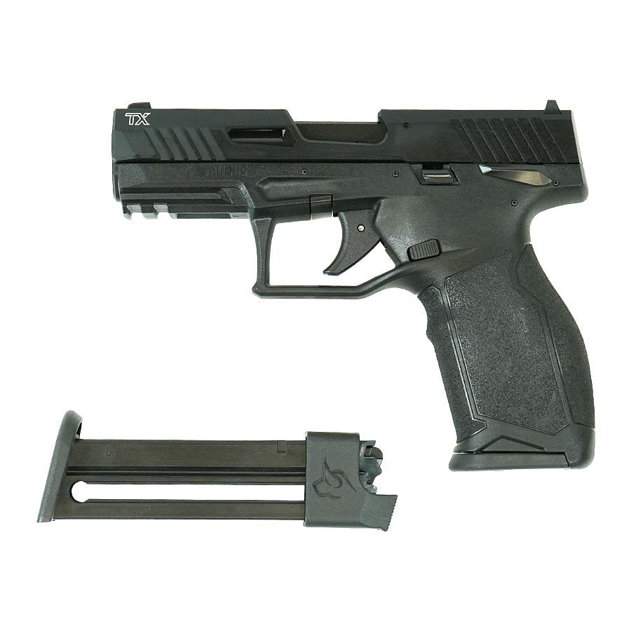 Taurus TX22 Handgun .22 LR 15rd Magazines(2) 4.1" Barrel Black Slide/Black Frame Picture of Taurus International Inc. TAURUS 2TX 22 22LR 4.1'' BK/BK NON-THREAD 2x15RDS