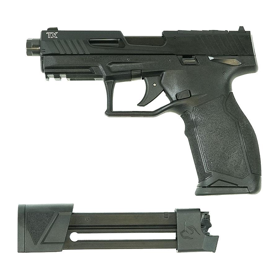 Taurus TX22 Handgun .22 LR 16&22rd Magazines 4.6" Barrel Black Slide/Black Frame T.O.R.O. Picture of Taurus International Inc. TAURUS2TX 22 22LR 4.1'' BK/BK 1x16 1x22RDS TORO