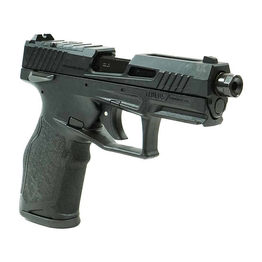 Taurus TX22 Handgun .22 LR 10rd Magazines(2) 4.6" Barrel Black Slide/Black Frame T.O.R.O. Picture of Taurus International Inc. TAURUS 2TX 22 22LR 4.1'' BK/BK 2x10RDS TORO