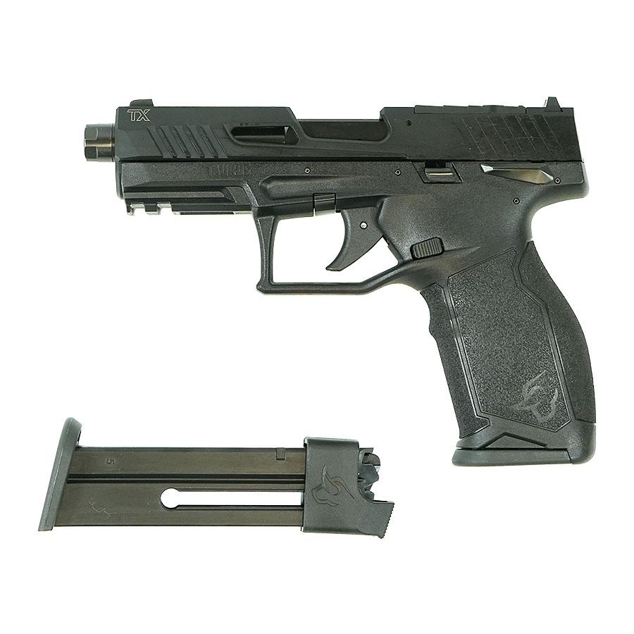 Taurus TX22 Handgun .22 LR 10rd Magazines(2) 4.6" Barrel Black Slide/Black Frame T.O.R.O. Picture of Taurus International Inc. TAURUS 2TX 22 22LR 4.1'' BK/BK 2x10RDS TORO