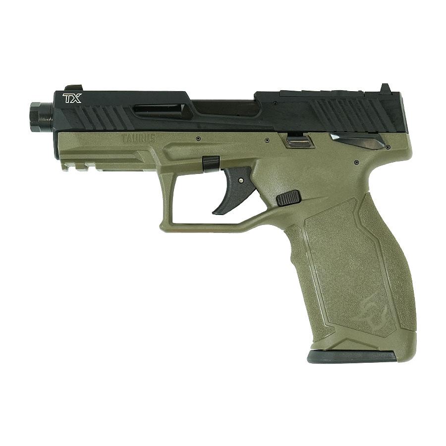 Taurus TX22 Handgun .22 LR 16& 22rd Magazines 4.6" Barrel Black Slide/ODG Frame T.O.R.O. Picture of Taurus International Inc. TAURUS 2TX 22 22LR 4.1'' ODG/BK 1x16 1x22RDS TORO