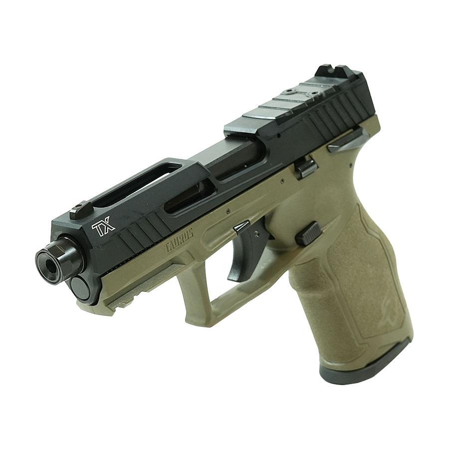 Taurus TX22 Handgun .22 LR 16& 22rd Magazines 4.6" Barrel Black Slide/ODG Frame T.O.R.O. Picture of Taurus International Inc. TAURUS 2TX 22 22LR 4.1'' ODG/BK 1x16 1x22RDS TORO