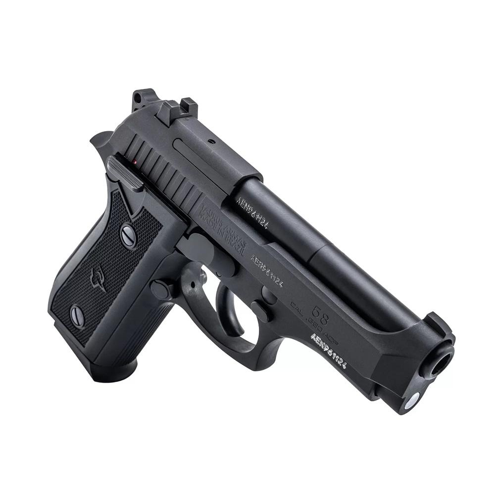 Taurus 58 Handgun .380 Auto 15rd Magazines 4" Barrel Black Slide/Grip Picture of Taurus International Inc. Taurus 58 .380 AUTO 4" 2x15rds BK/BK