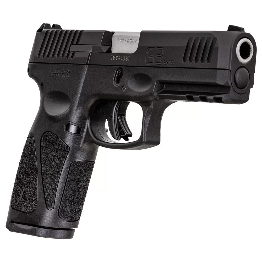 Taurus G3 Tenifer Matte Black 9mm Luger Full Size 10rds. Steel Sites 4" Barrel Picture of Taurus International Inc. G3B 9mm Luger BK/BK 4.0" BL 2x10 Rds