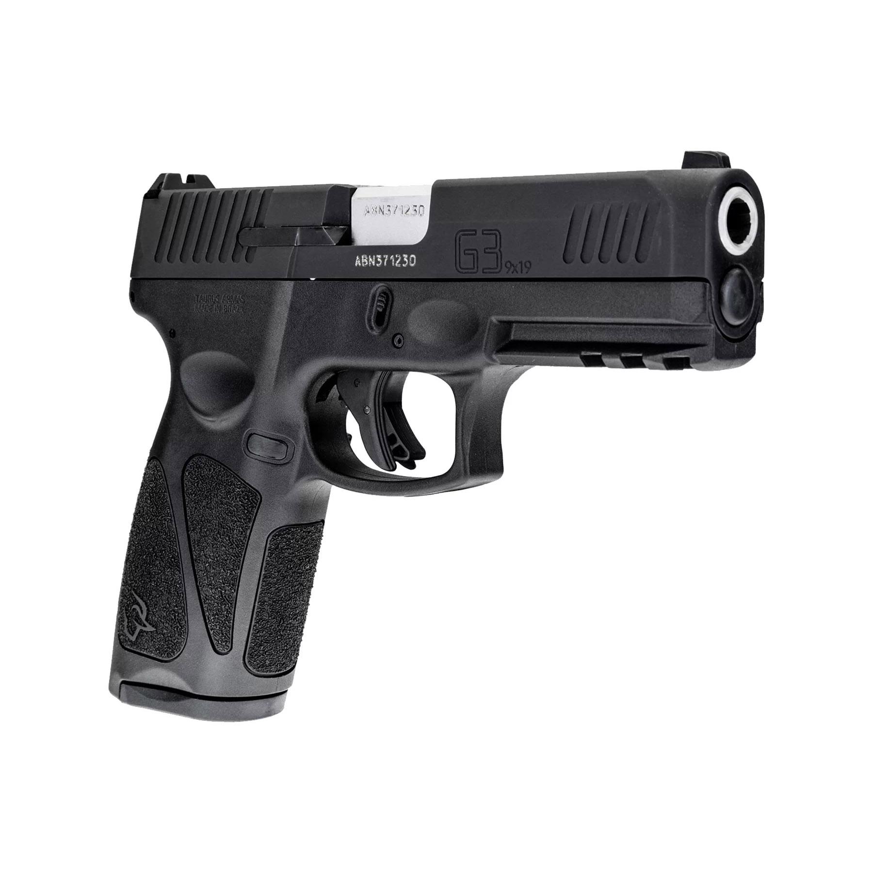Taurus G3 MA Compliant Handgun 9mm Luger 10rd magazine 4" Barrel Black Grip Picture of Taurus International Inc. MassComp G3 9MM BK/BK 4'' 2x 10 RDS