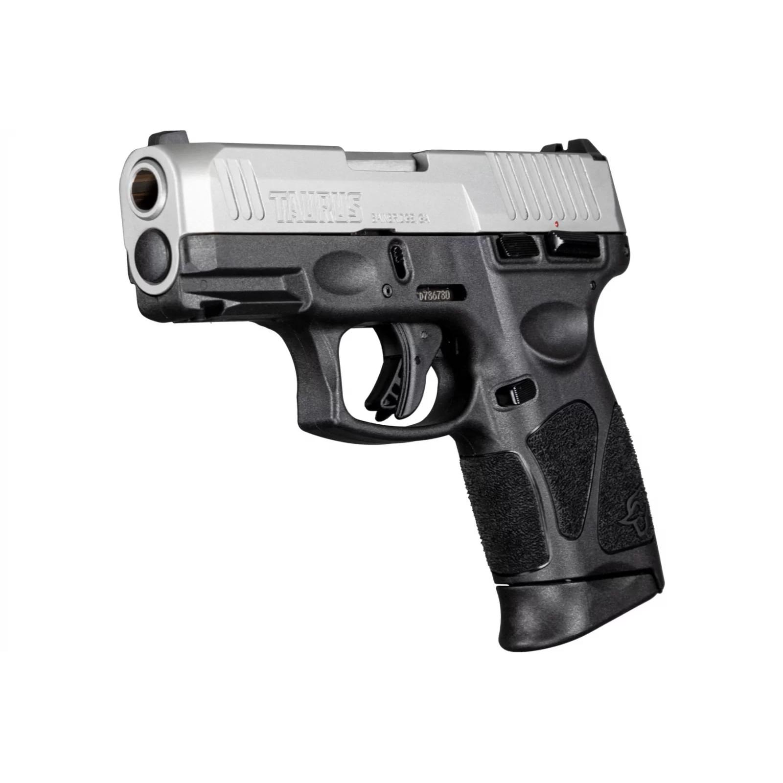Taurus G3c Stainless Steel 9mm Luger Compact 12rd 3.2" Barrel Picture of Taurus International Inc. G3C 9MM BLACK/STAINLESS 3.26 '' 3x12