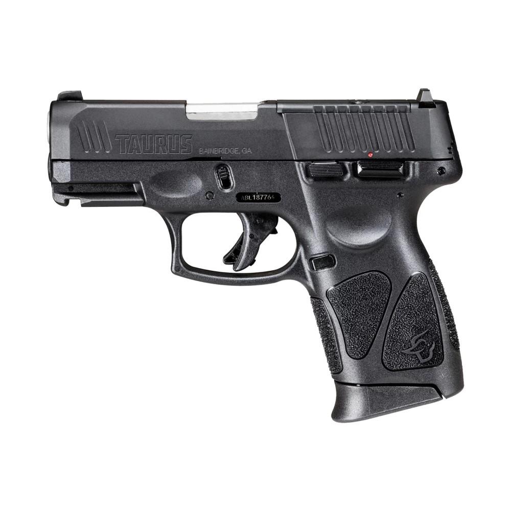 Taurus G3C T.O.R.O. Handgun 9mm Luger 10rd Magazines 3.2" Barrel Optic Ready Black Finish Picture of Taurus International Inc. TAURUS G3C 9MM BK/BK 3.26IN 2x10 OPTIC READY