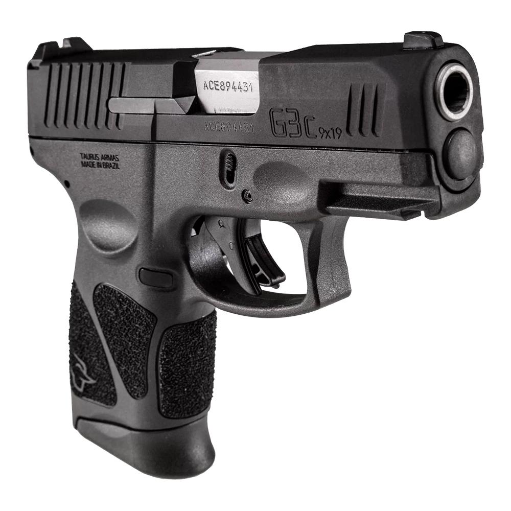 Taurus G3c Tenifer Handgun 9mm Luger 12rd Magazines 3.2" Barrel Black Finish No Manual Safety Picture of Taurus International Inc. G3C SR 9 MM BK/BK 3.26? 3x12 NON MAN SAFETY