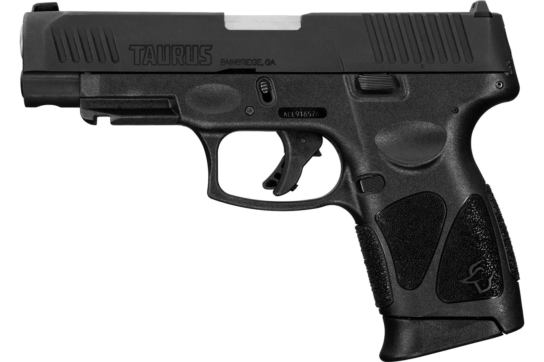 Taurus G3XL Handgun 9mm Luger 12rd Magazines(2) 4" Barrel Tenifer Matte Black Finish Steel Sights Picture of Taurus International Inc. Taurus G3XL Tenifer Matte Black 9mm Luger Full Size 12 Rds. Steel Sights