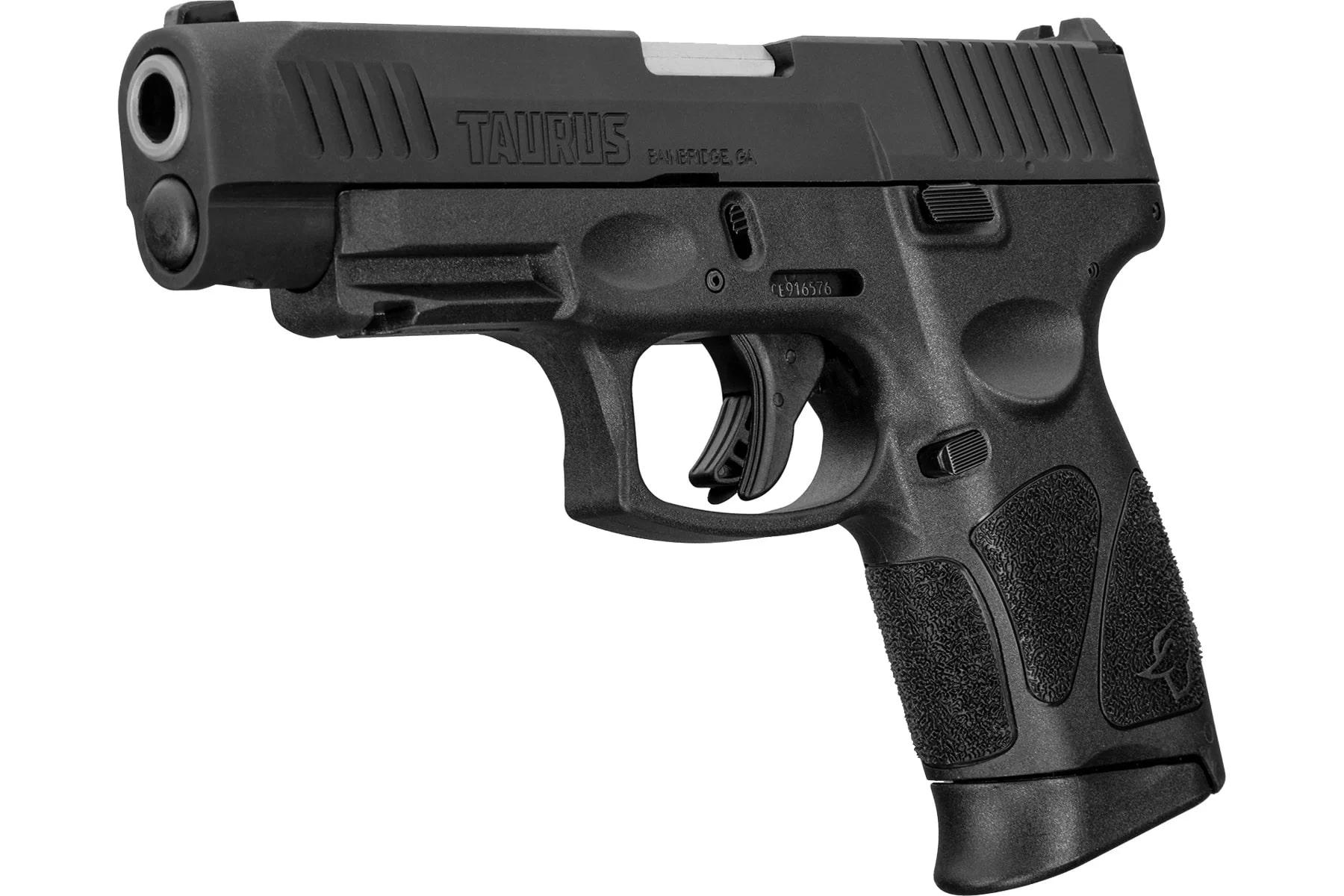 Taurus G3XL Handgun 9mm Luger 12rd Magazines(2) 4" Barrel Tenifer Matte Black Finish Steel Sights Picture of Taurus International Inc. Taurus G3XL Tenifer Matte Black 9mm Luger Full Size 12 Rds. Steel Sights