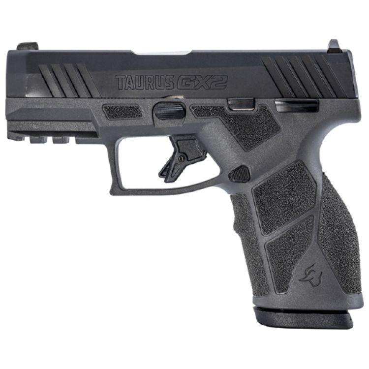 Taurus GX2 Handgun 9mm Luger 13rd Magazines (2) 3.38" Barrel Gray Frame/Black Slide Picture of Taurus International Inc. TAURUS GX2 9MM 3.38'' 2x13 RDS GR/BK