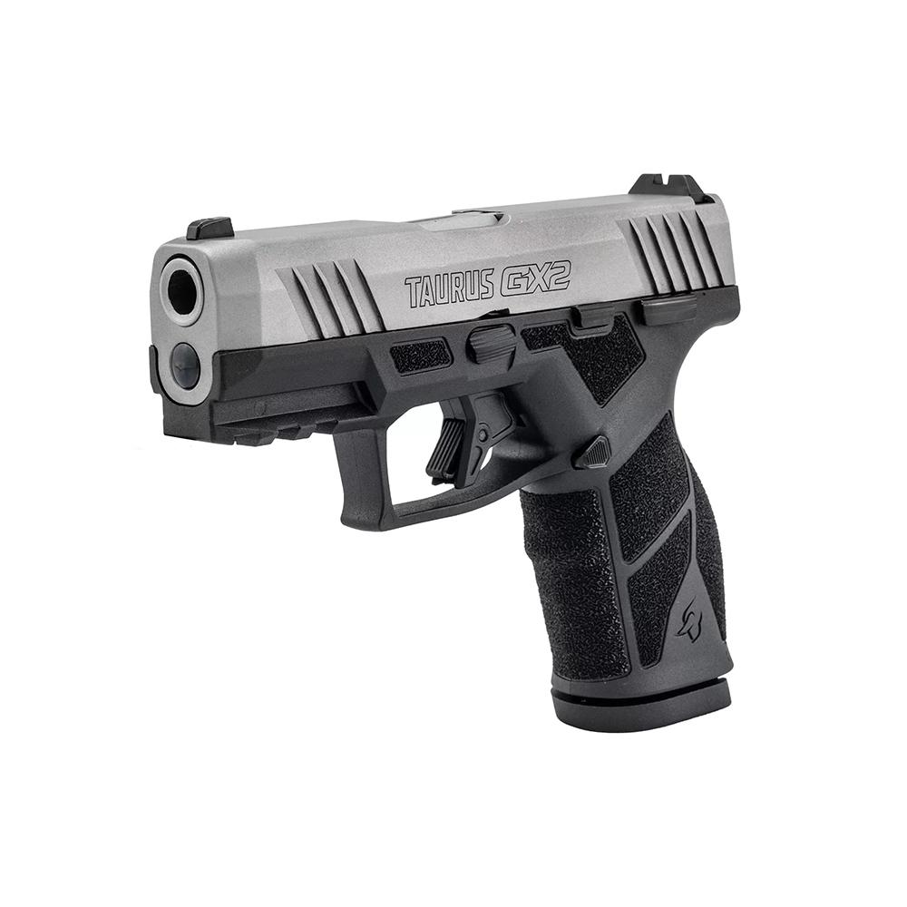 Taurus GX2 Handgun 9mm Luger 10rd Magazines (2) 3.38" Barrel Black Frame/Stainless Slide Picture of Taurus International Inc. TAURUS GX2 9MM 3.38'' 2x10 RDS BK/SS