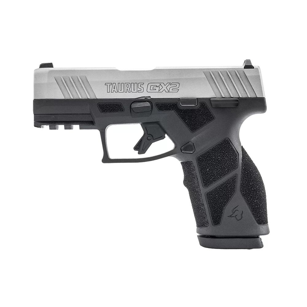 Taurus GX2 Handgun 9mm Luger 13rd Magazines (2) 3.38" Barrel Black Frame/Stainless Slide Picture of Taurus International Inc. TAURUS GX2 9MM 3.38'' 2x13 RDS BK/SS