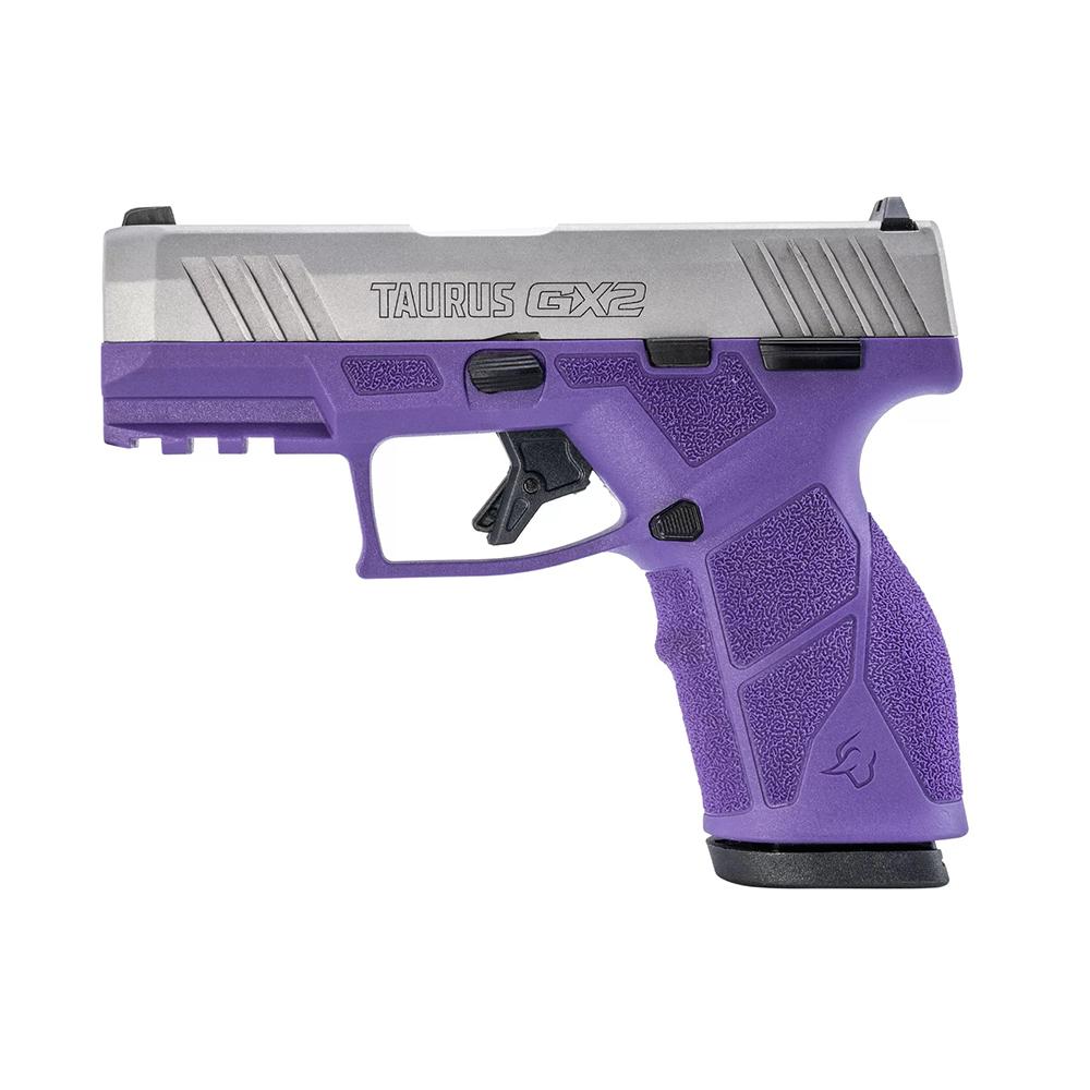 Taurus GX2 Handgun 9mm Luger 13rd Magazines (2) 3.38" Barrel Dark Purple Frame/Stainless Slide Picture of Taurus International Inc. TAURUS GX2 9MM 3.38'' 2x13 RDS DP/SS