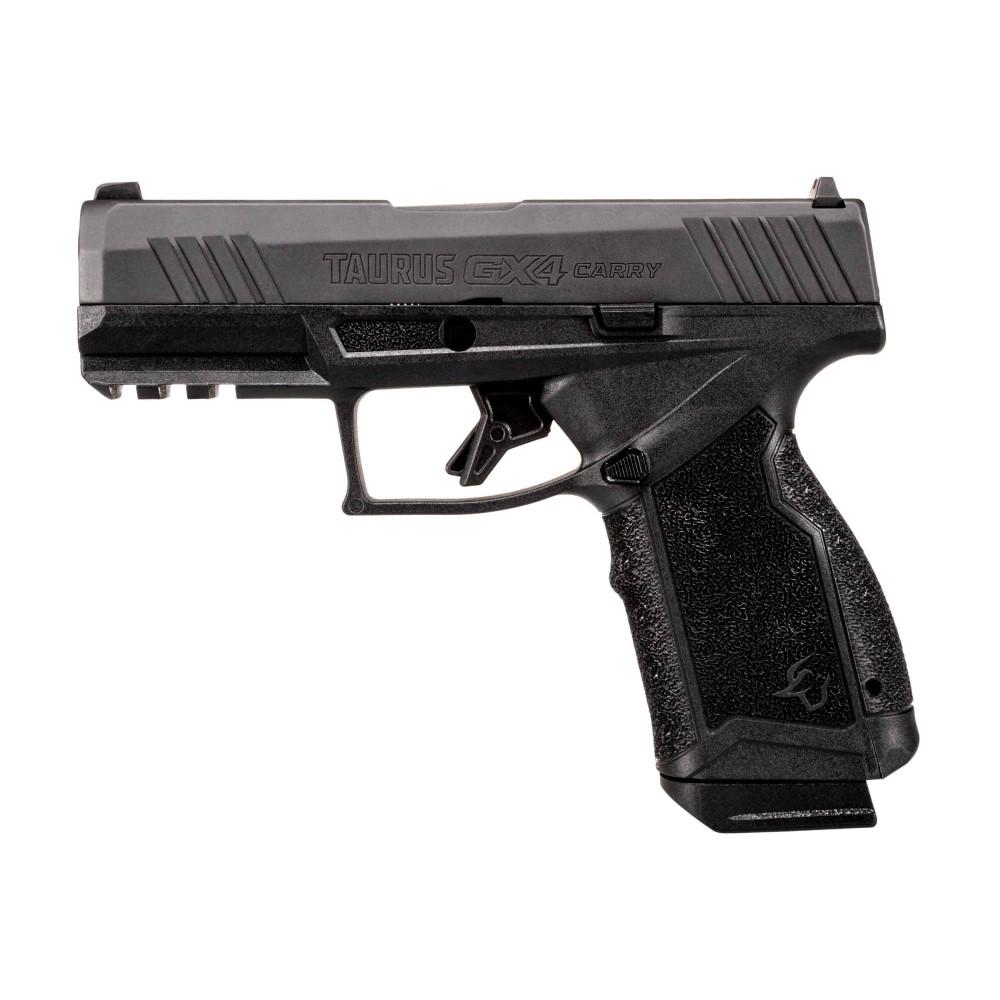 Taurus GX4 Carry Handgun 9mm Luger 15rd Magazines (2) 3.7" Barrel Black Picture of Taurus International Inc. TAURUS GX4 CARRY 9MM 3.7'' BK/BK 2x15 RDS