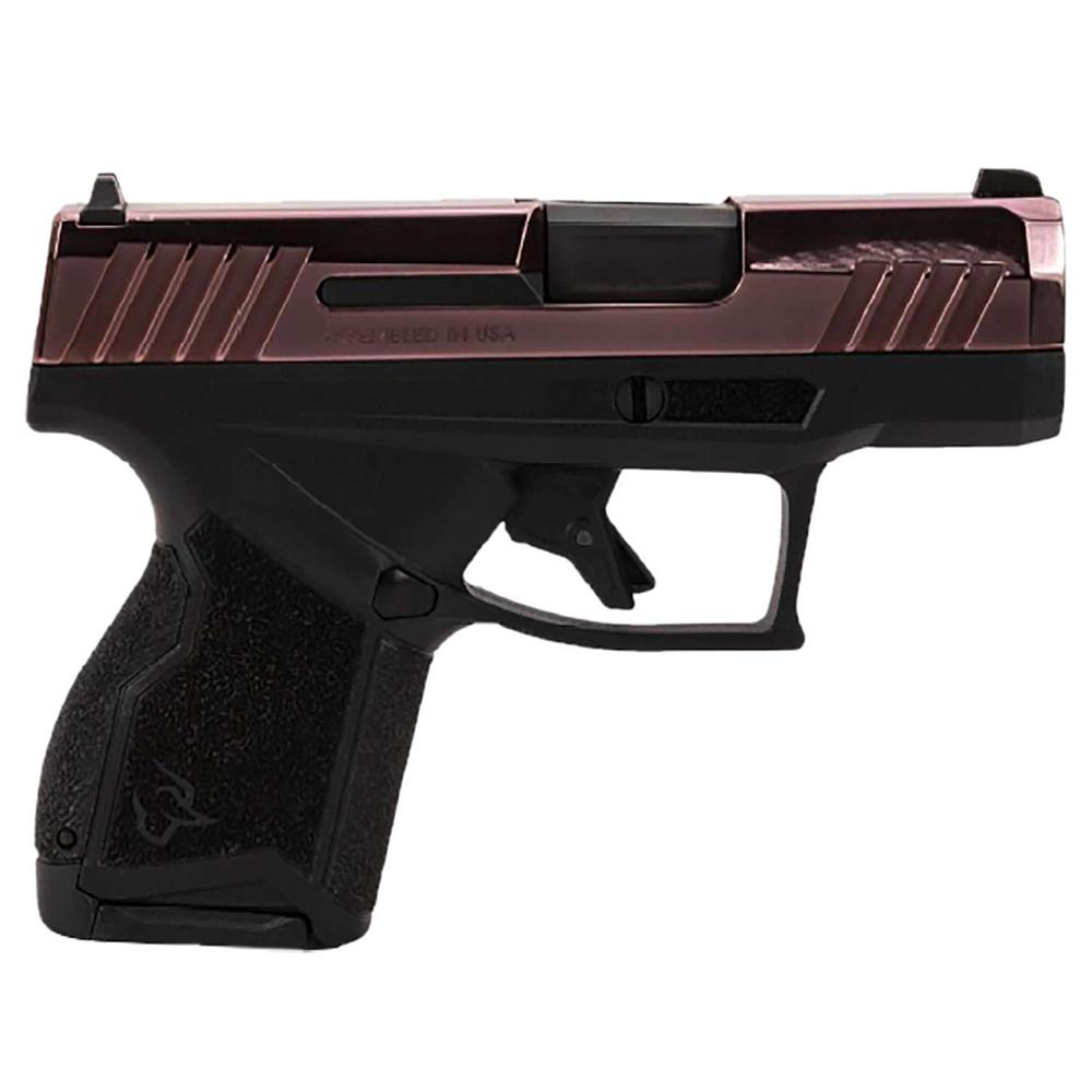Taurus GX4 Handgun 9mm Luger 10rd Magazines (2) 3" Barrel Rose Gold Slide and Black